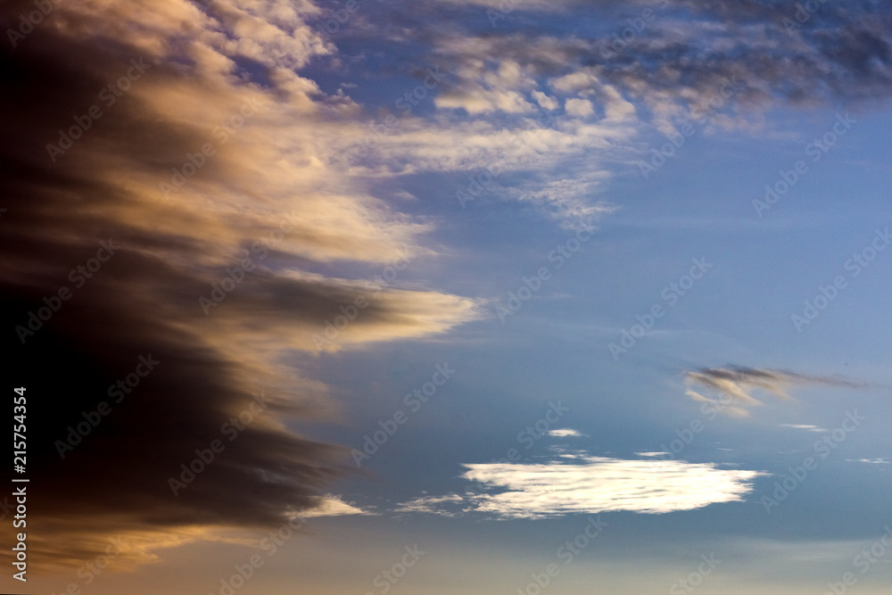 beautiful sky and cloud