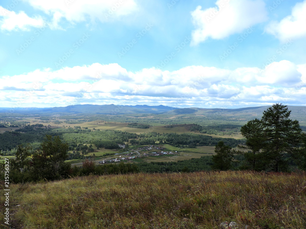 View of the expanses of Bashkortostan, Russia
