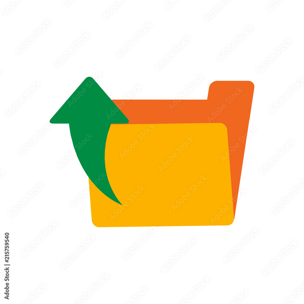Upload Folder Logo Icon Design Upload Folder Logo Icon Design