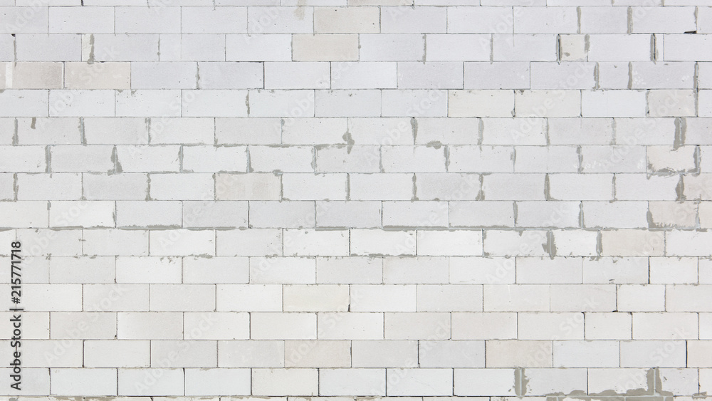 Brick wall in a house under construction Brick wall in a house under construction