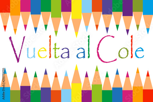 Fondo de vuelta al colegio.
