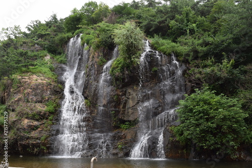 Natural Waterfall alongside Hangang River