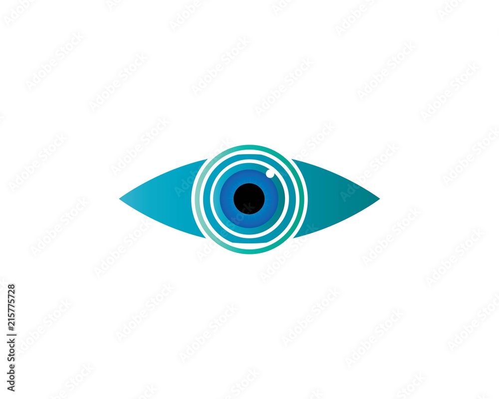 Eye Care vector logo design Eye Care vector logo design