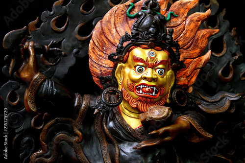 Sculpture of the Buddhist deity Mahakala