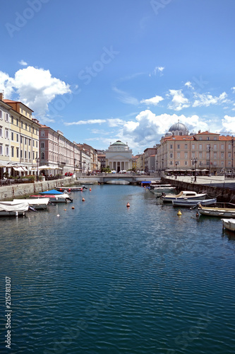 Canal Grande in Trieste, Italy photo