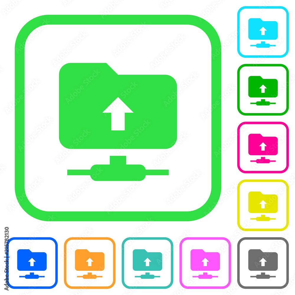 FTP navigate up vivid colored flat icons FTP navigate up vivid colored flat icons