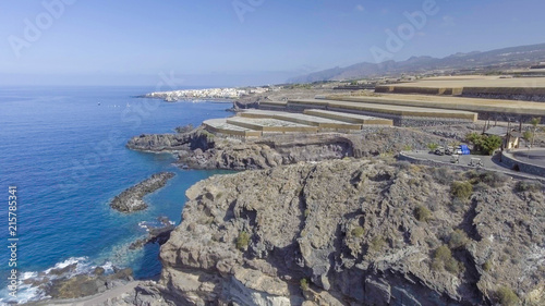 Aerial view of Tenerife in summer, Spain