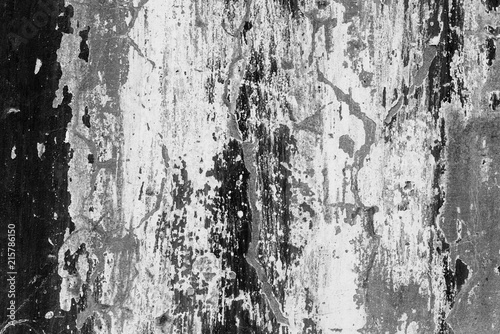 Wallpaper Mural Wall fragment with scratches and cracks Torontodigital.ca
