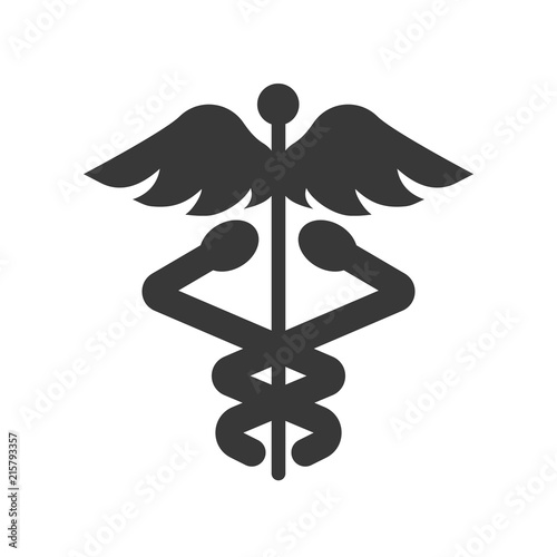 caduceus a symbolic represents  Hermes, use in astrology, alchemy, and astronomy, glyph icon