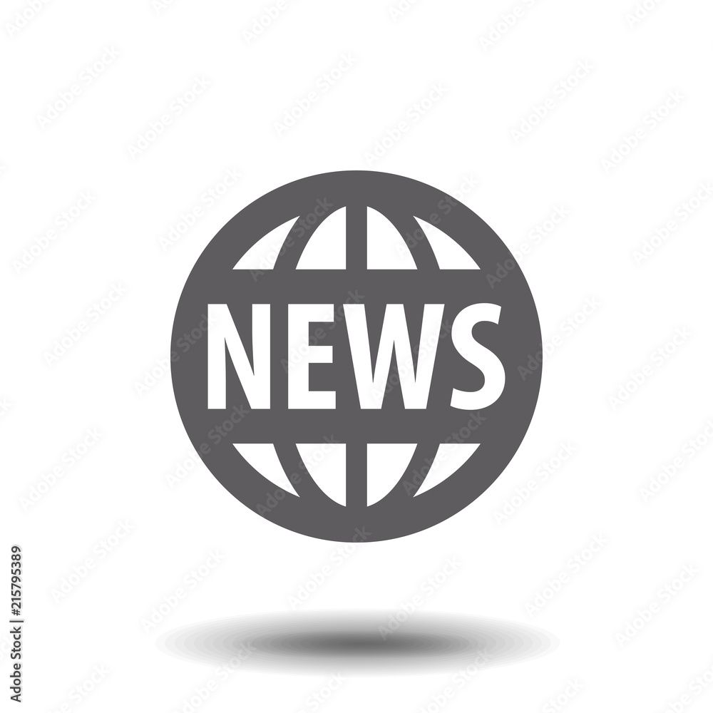 news icon isolated on background. Modern flat pictogram, business, marketing, internet concept. Trendy Simple vector symbol for web site design or button to mobile app. Logo illustration. news icon isolated on background. Modern flat pictogram, business, marketing, internet concept. Trendy Simple vector symbol for web site design or button to mobile app. Logo illustration.
