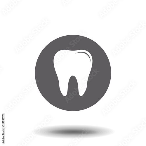 Tooth Icon vector flat