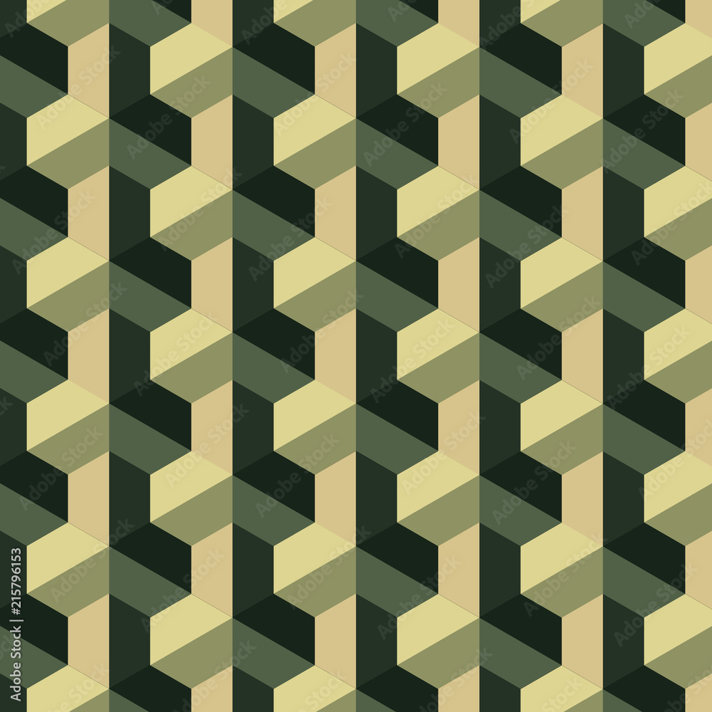 Geometric pattern army color tone Geometric pattern army color tone