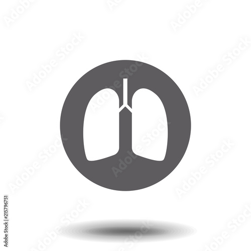 lungs vector icon