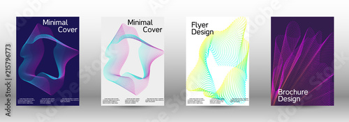 A set of modern abstract covers.