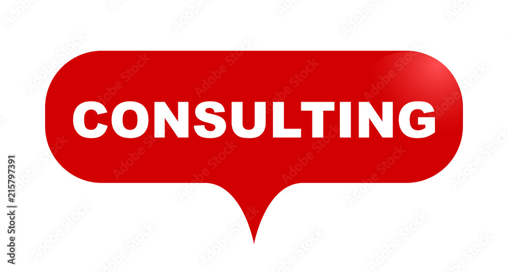 red vector bubble banner consulting red vector bubble banner consulting