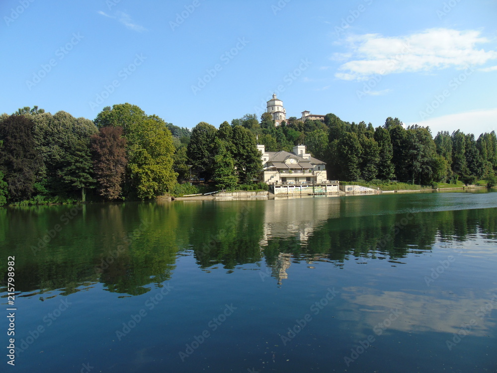An amazing photography of the city of Turin from italy in summer days from the high and low part of the city including the beautiful river of Po from the center An amazing photography of the city of Turin from italy in summer days from the high and low part of the city including the beautiful river of Po from the center