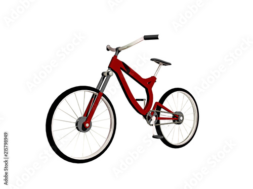 Rotes Mountain Bike