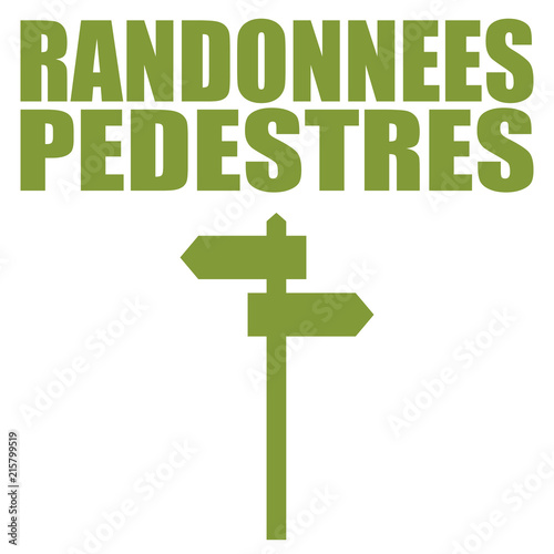 Logo randonnées pédestres.