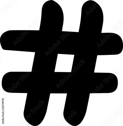 Hashtag Symbol