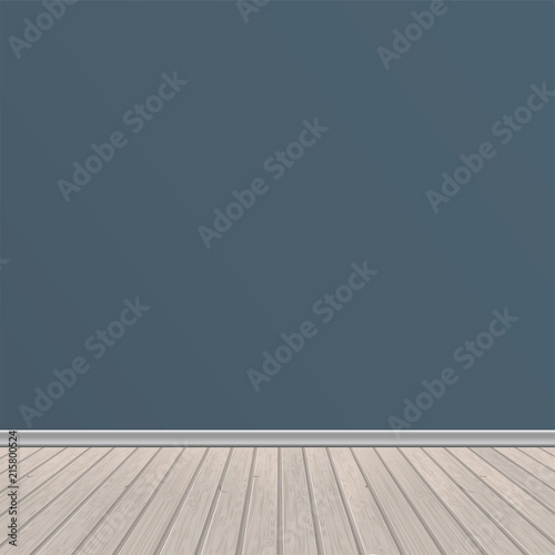 wall and wooden floor