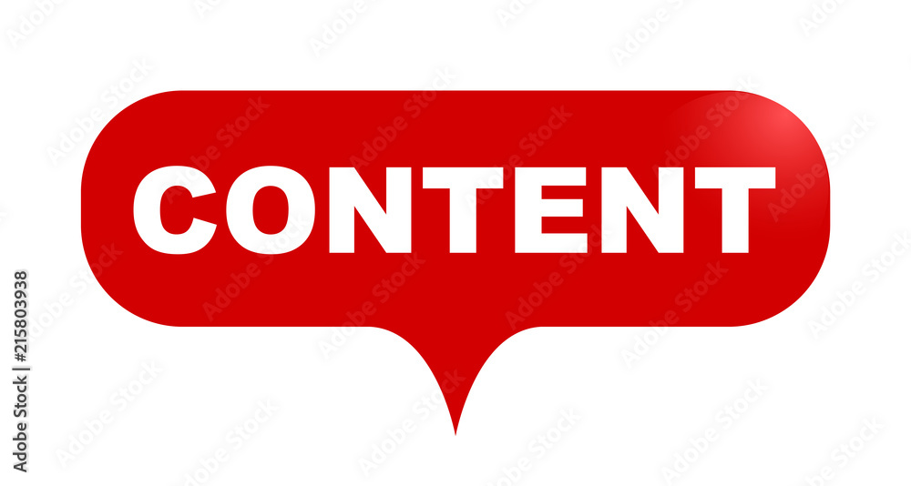 red vector bubble banner content red vector bubble banner content