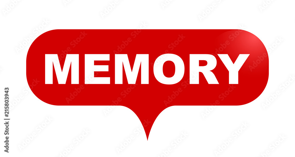 red vector bubble banner memory red vector bubble banner memory