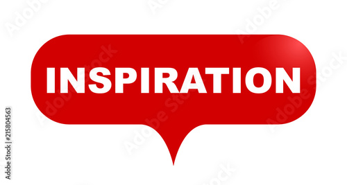 red vector bubble banner inspiration