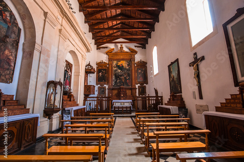 interiors of Capuchin church, Ragusa, sicily, Italy
