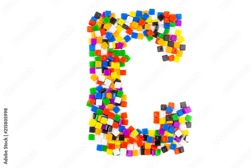 Alphabet on white background Alphabet on white background