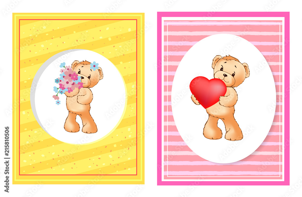 I Love You and Me Teddy Bears Vector I Love You and Me Teddy Bears Vector