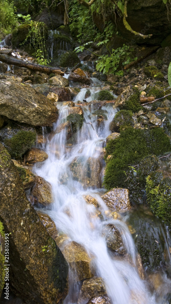 Flowing water