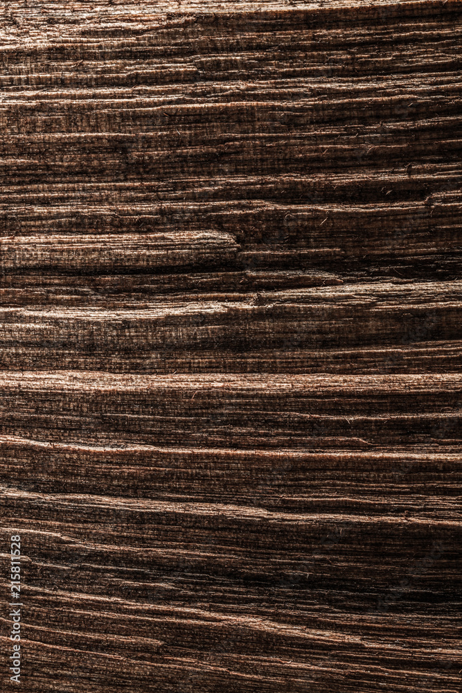 Fototapeta premium Vintage brown messy wooden background top view