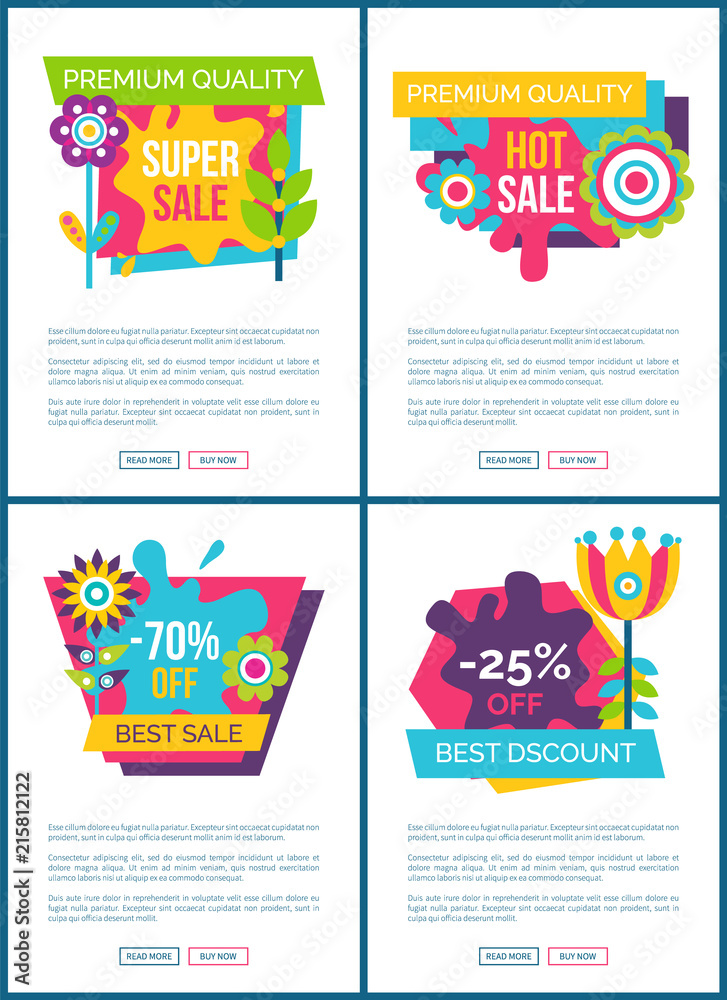 Premium Quality Super Sale Labels on Web Posters Premium Quality Super Sale Labels on Web Posters