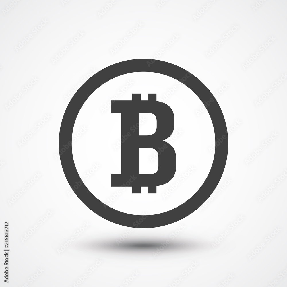 Bitcoin cryptocurrency round symbol flat icon for apps and websites Bitcoin cryptocurrency round symbol flat icon for apps and websites