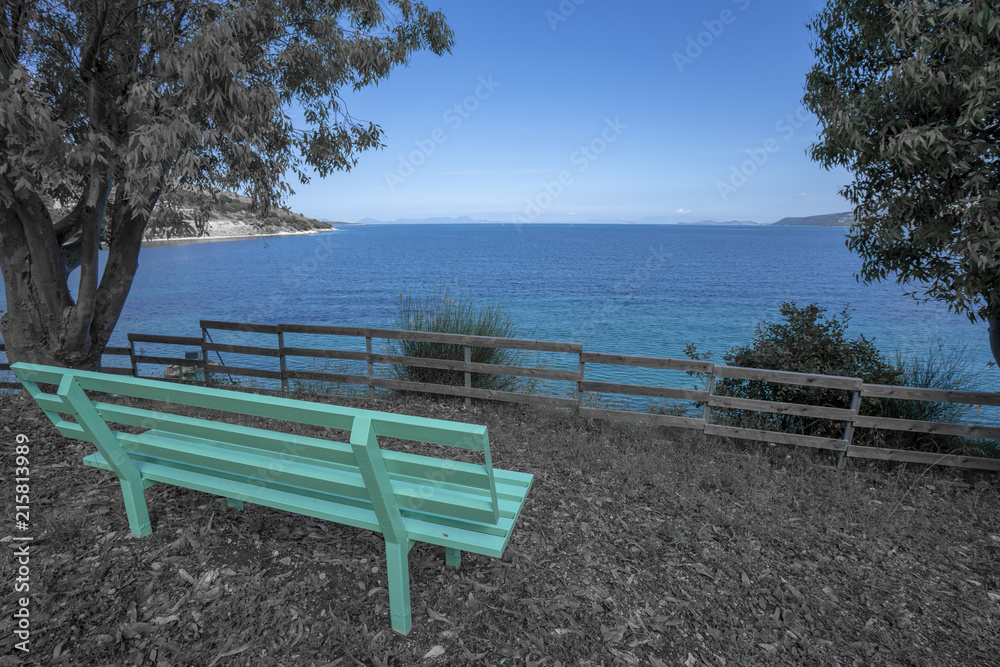 Olimpia Beach on Kefalonia Island Greece in a sunny day Olimpia Beach on Kefalonia Island Greece in a sunny day