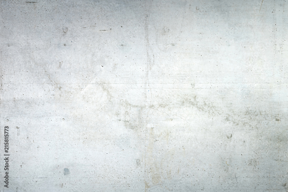 Fototapeta premium Texture of old white concrete wall for background