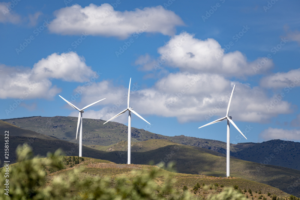 wind generators, always working, clean energy that contrasts with the landscape... wind generators, always working, clean energy that contrasts with the landscape...