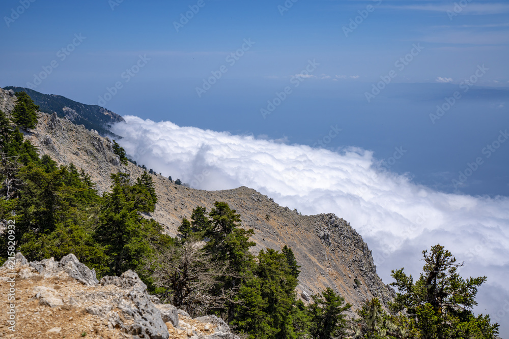 Fototapeta premium Mountain Ainos from the top of Kefalonia Greece