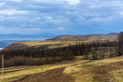 roads in the steppe, Baikal photo