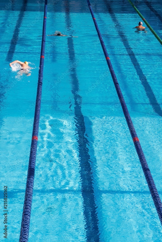 Obraz premium Public swimming pool.