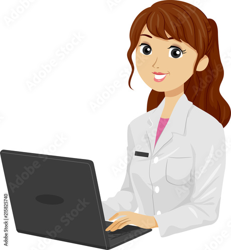 Teen Girl Med School Experience Data Illustration
