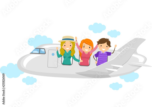 Stickman Teens Travel Buddi...