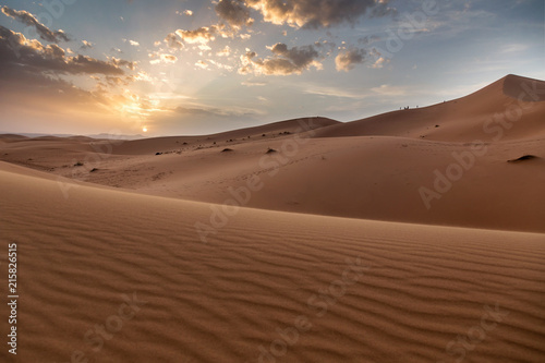Sahara desert ,great landscape in Morocco