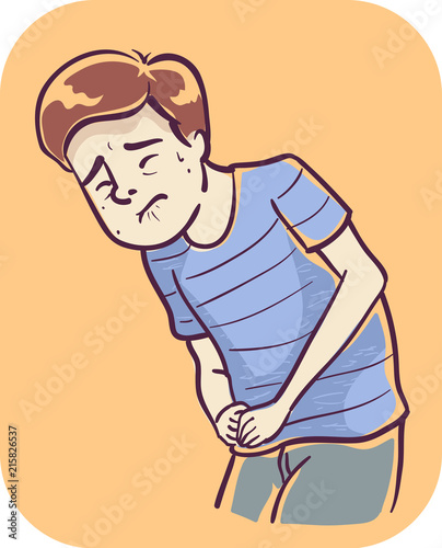 Man Symptom Pain In Lower Right Abdomen