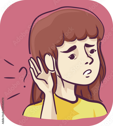 Symptoms Difficult To Hear Illustration