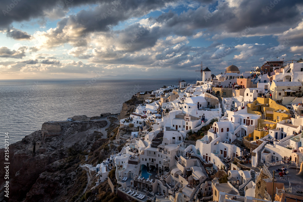 beautiful city ,Santorini , greece