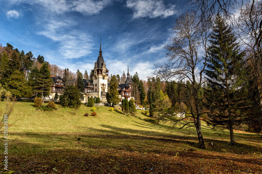 Peleș Castle  in Transilvania Romania
