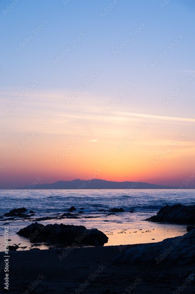 180116_sunset_ShirahamaBeach_Tateyama_Japan