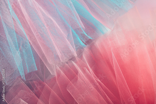 background with organza cloth photo