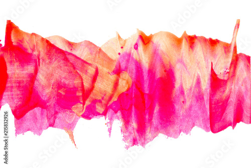 Abstract hand drawn pink pa...